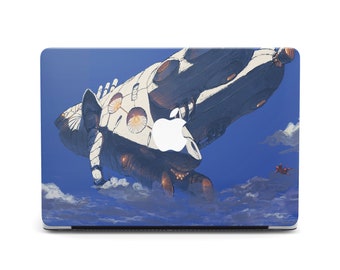Deep Space Spaceship Macbook Pro M4 15 16 Retina Case Plastic Protection Anime Aesthetic Design Mac Air M4 M2 Sleeve Chill Vibes Print