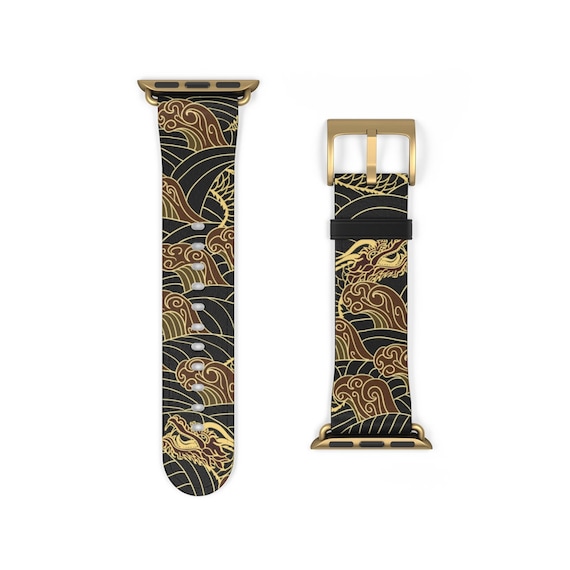 Golden Dragon Apple Watch Strap 38mm Iwatch Band Traditional