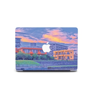 Urban Street View Design Case Macbook Pro 16 Retina M4 15 Mac Case Anime Style Macbook Air M2 M4 2025 Printed Protection Sleeve 2023 Inch