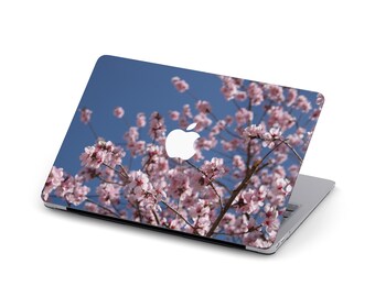 Pink Cherry Blossoms Blue Sky Spring MacBook Pro M4 15 16 Retina