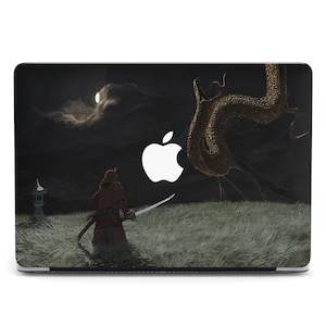 Fantasy Anime Fight Dragon Witch Plastic Hard Case Cover for MacBook M4 Pro Air M4 2025 Air M2 Pro 14 16 2023 Retina Shell Case Cover