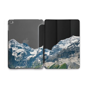 マウンテン iPad Pro 10.5 フォリオケース Apple iPad Mini 4 スマートカバー クリア iPad Air 3 ケース スノーマウンテン iPad Pro 12.9 2022