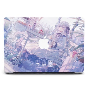 Tarot Tea Time Cute Anime Girl Macbook Air M2 M4 2025 Case Cartoon Illustration Floral Cake MacBook Pro 16 2023 Retina 15 Hard Cover