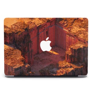 Fantasy Anime Ruined City Plastic Hard Case Cover for MacBook M4 Pro Air M4 2025 Air M2 Pro 14 16 2023 Retina Shell Case Cover