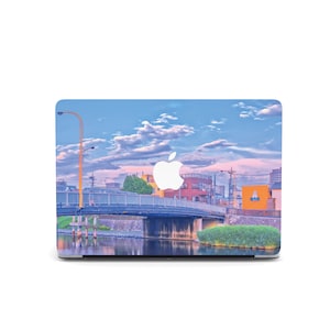 Chill Vibes Print Macbook Air M4 Case 2025 Model Anime Street Macbook Pro 15 M4 Retina Case Protection Sleeve Bridge View 2023 inch Case