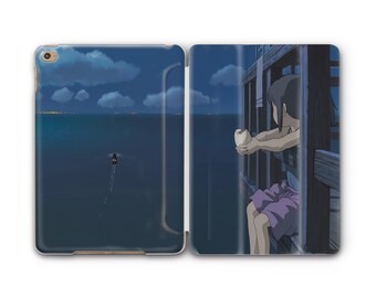 Spirited Away Inspired Anime Art iPad Pro Manga Ocean M2 2022 Case