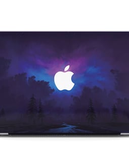 パープルスカイナイト MacBook Air M4 ケース 2025 2023 モデル 星空夜