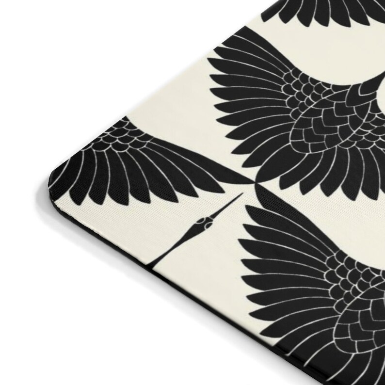 Mousepad Stoks Mousepad Bird Mousepad Cute Birds Black White Mouse pad Friends gift Desk Accessories Mouse mat Square Mouse Pad LLC95