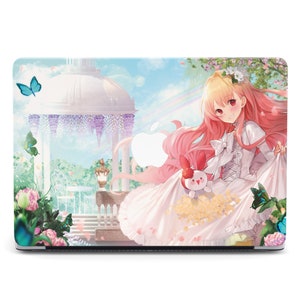 Cute Anime Girl Manga Art Protective Sleeve Hard Case Cover for MacBook M4 Pro Air M4 Air M2 Pro 14 16 2023 Shell Case