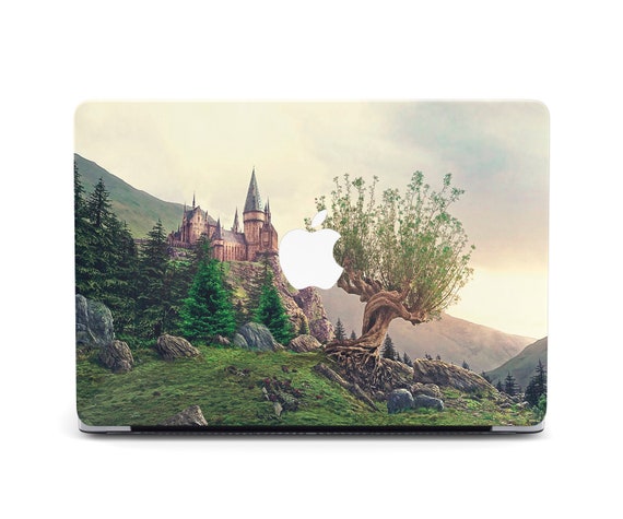 Under The Willow Macbook Air M4 Case Plastic Laptop Back Cover Macbook Pro 15 16 Magic Castle Cool Wizard Gift Printed Laptop Case