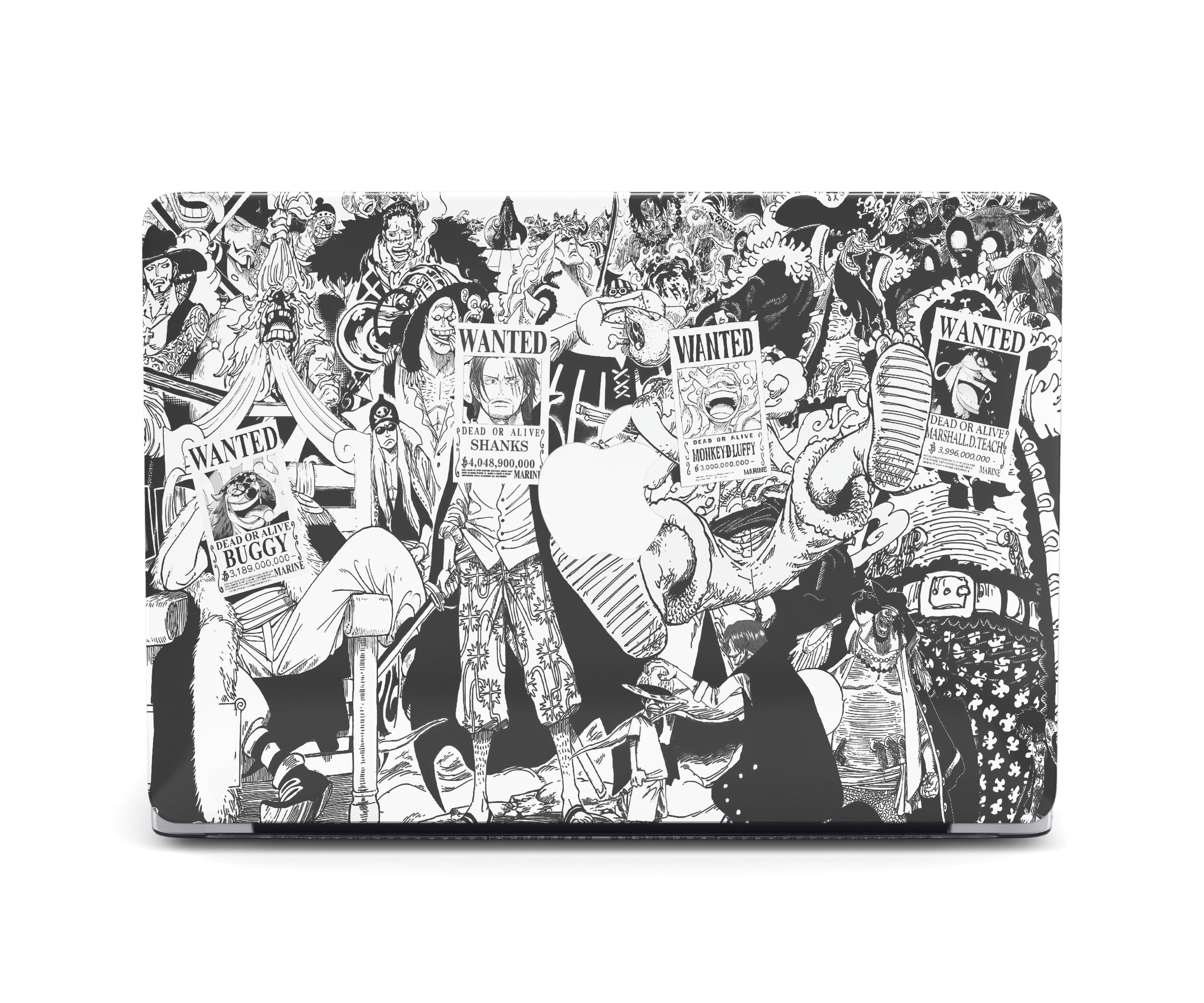 Anime Manga Wanted Posters Characters Macbook Pro M4 2025 Case Mac Air M4 Protective Shell Digital Art Macbook Pro Retina 15 Case 16 Design