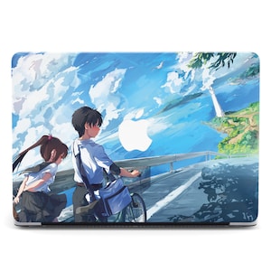 Estuche rígido de plástico con diseño de pareja de océanos y cielo de verano para MacBook M4 Pro Air M4 Air M2 Pro 14 16 2023 Retina Shell Case Cover