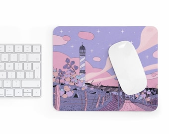 Anime Fun Art Sci-Fi Cartoon Country Side Future City Mousepad Nintendo 8-bit Style Mouse Pad Rubber High quality Pad Mouse-pad Mat Gift