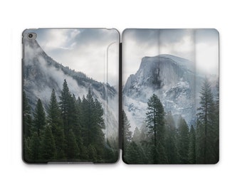 Mountainous View Woods Kombiniert iPad Pro 11 Hülle Apple iPad Mini 4 Foggy Forrest iPad Pro M2 2022 Hülle iPad Pro 12.9 Hülle mit Abdeckung