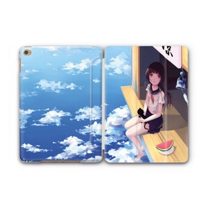 Anime Girl Cute Sexy Art Combined iPad Pro 11 Manga Apple iPad Mini 4 Foggy Ocean iPad Pro  M2 2022 Case iPad Pro 12.9 Case With Cover