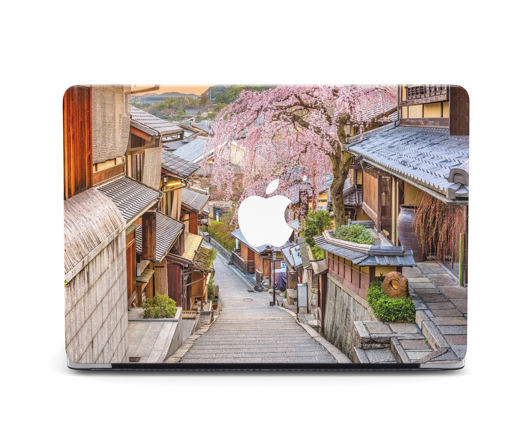 Sakura Blossom Japanese Street Mac Pro 15 2023 Case Town MacBook