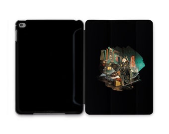 Retro Futuristic iPad Pro 10.9 Case Furry Fox Boy iPad Air 4 Case