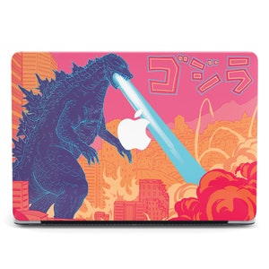Godzilla Pop Art Acid Japanses Art Protective Sleeve Plastic Hard Case Cover for MacBook Pro Air M4 Air M2 Pro 14 16 2023 2025 Shell Case