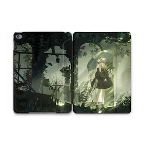Forest Anime Girl Pad Air Case Colorful Anime Girl Art Design iPad Air 11 13 2025 Case iPad Flip Case 10.5 10.9 Model iPad Mini 6 5 4 Cover