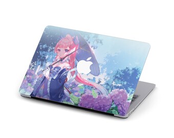 Genshin Anime Girl Art Inspired Impact Umbrella Sexy Manga MacBook