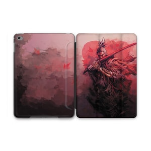 Samurai Warrior 10.9 Ipad Pro 10.5 Case Japanese Graphic Red Art iPad Air 4 3 Case Yakudza Bloody iPad Mini 5 4 Case Cover iPad Pro 12.9