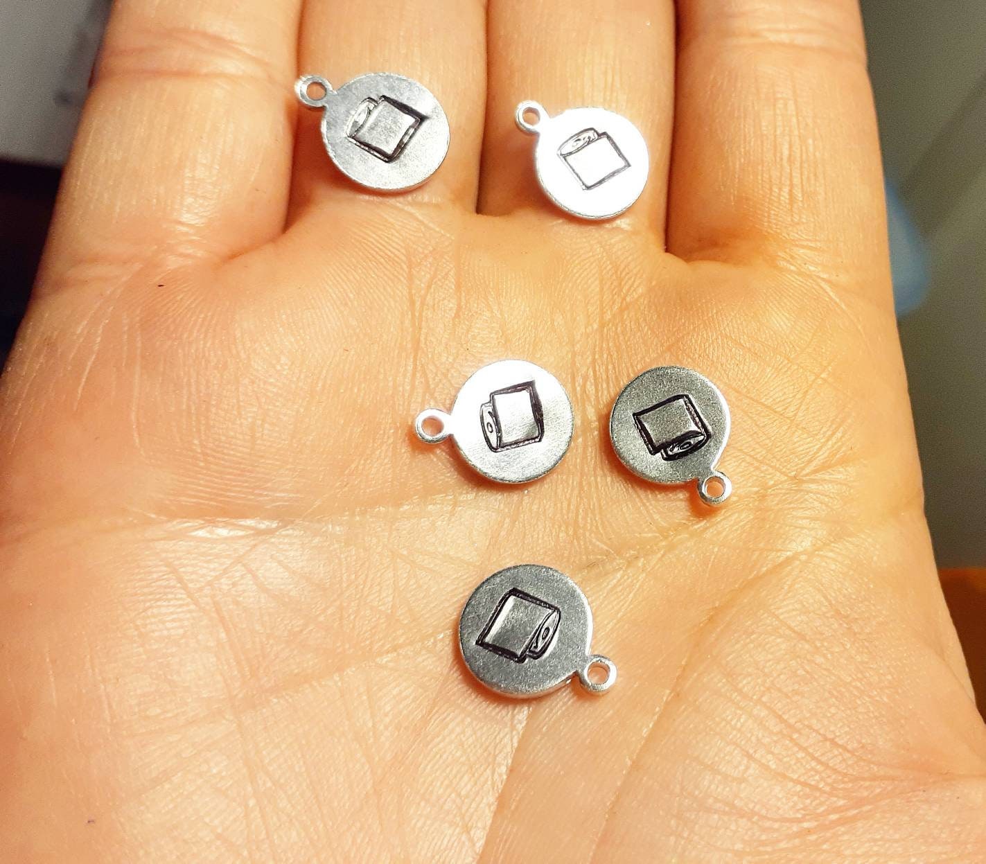 Toilet Paper Charm Bulk Charm Toilet Paper Rolls Toilet Etsy
