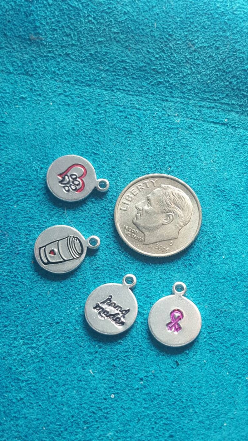 Bulk Charms Handstamped Charms Jewelry Bulk Charms Supply Etsy