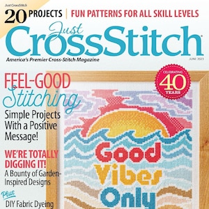 Just Cross Stitch Magazine Juni 2023 (PDF EBook - Digitaler Download)