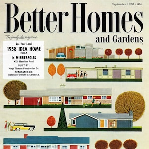 Revista Better Homes and Gardens - Septiembre de 1958 (Libro electrónico en formato PDF - Descarga digital)