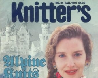 PDF Knitter's Magazine – Issue 24, Fall – 1991 Digital Magazine Vintage Knitting Pattern