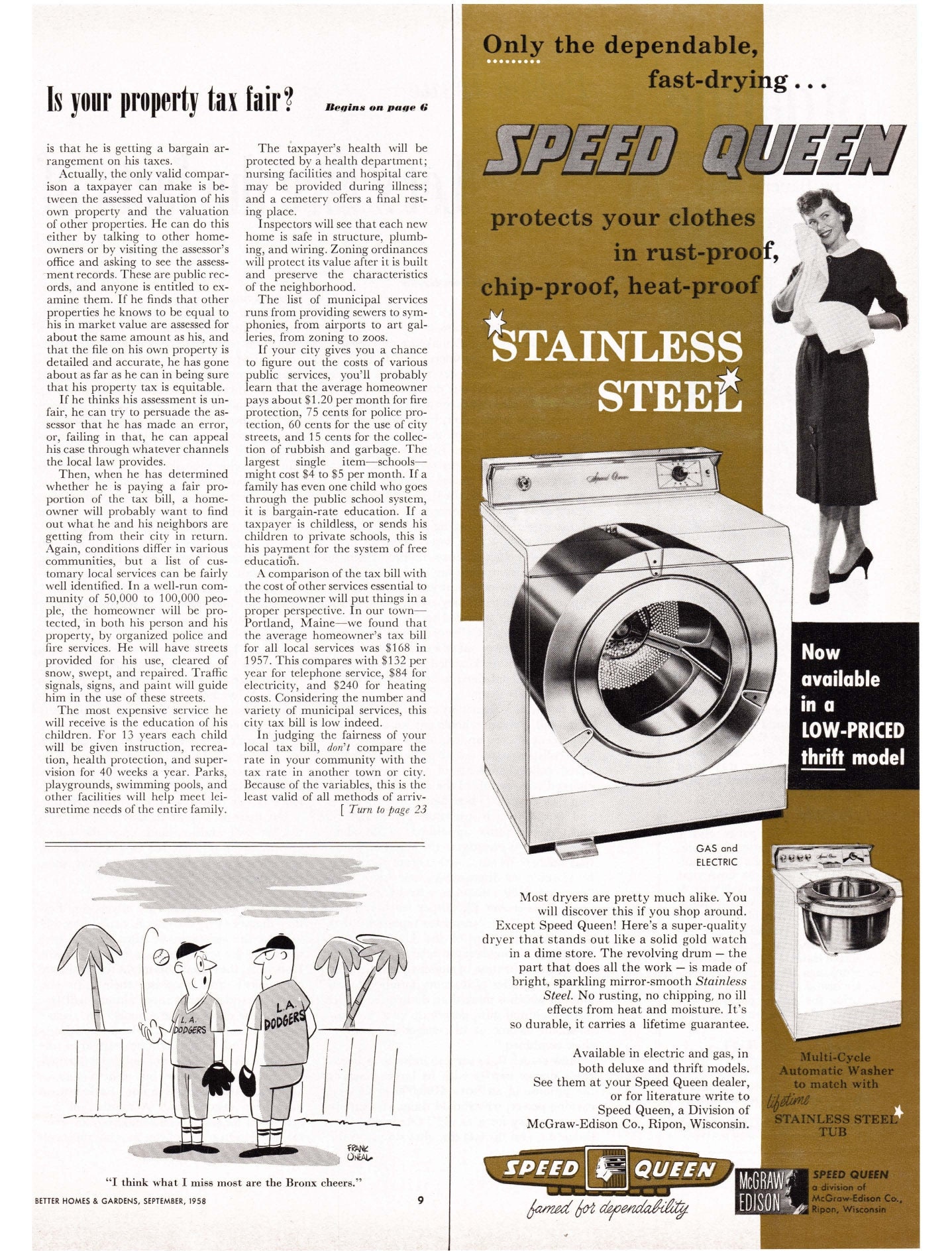 Better Homes and Gardens Magazine - September 1958 (PDF Ebook - Digital