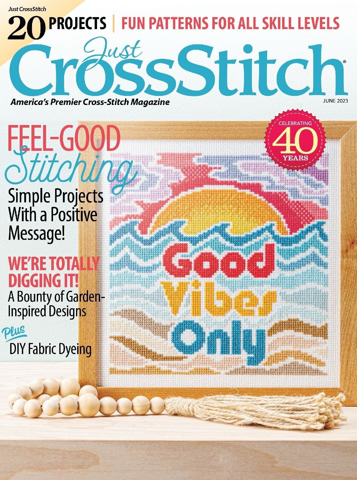 Just Cross Stitch Magazine June 2023 (PDF EBook - Digital Download)