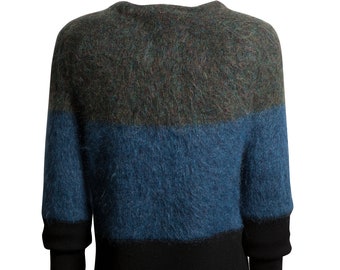 MaxMara's Sportmax multicolored mohair blend Knit Sweater Dress
