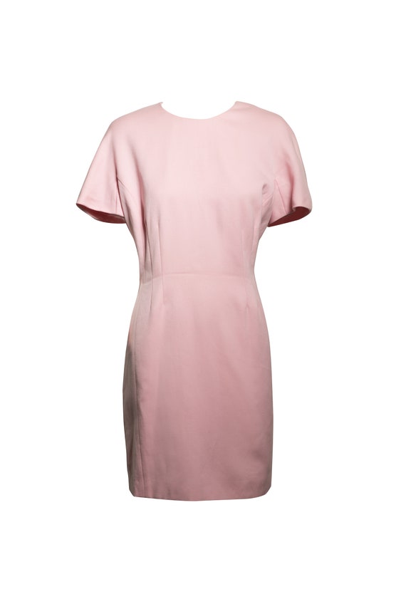 pale pink sheath dress