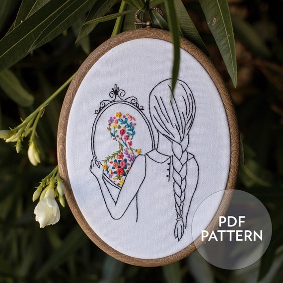 The Inner Reflection PDF Embroidery Pattern Etsy