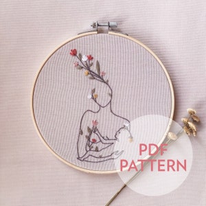 Flowering - PDF embroidery pattern