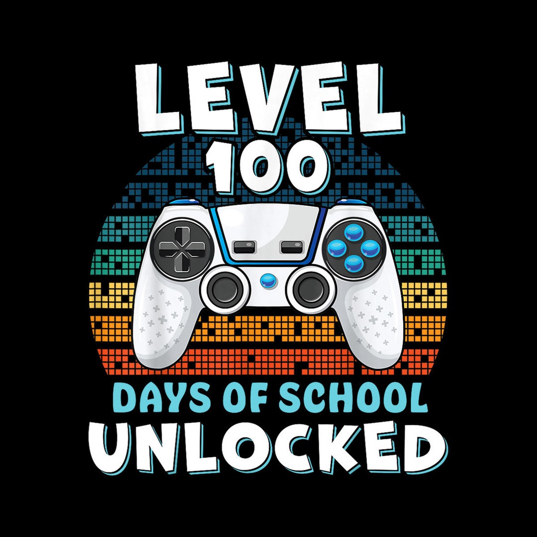 100th Day of School Boys Girls Kids 100 Days of School Digital PNG Etsy