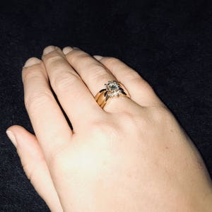 Vintage Diamond Engagement Ring Appraised at 4150 image 3