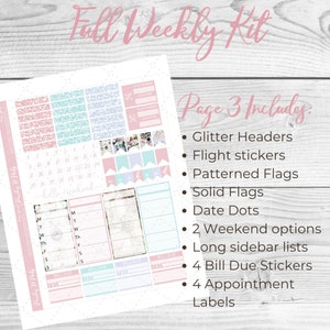 Prima Spring Classic Happy Planner Vertical Weekly Photo Kit - Etsy