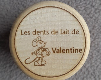 Personalized baby tooth box