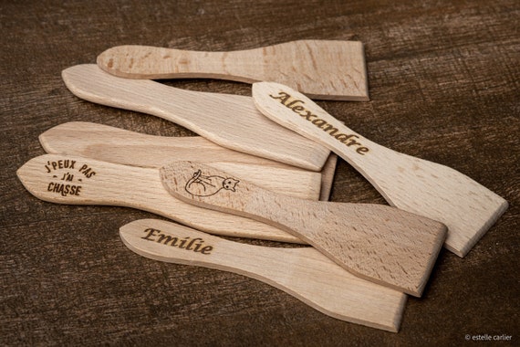 Engraved Raclette Spatula to Personalize UNIT 