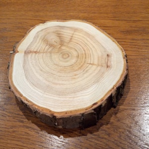 Discos de madera de 10 cm de diámetro