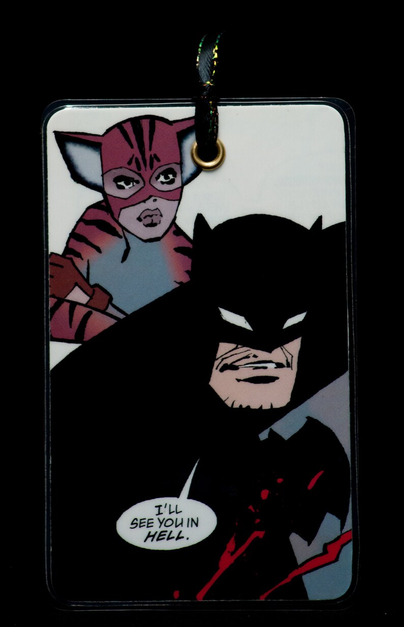 Comic Bookmark Batman | Etsy