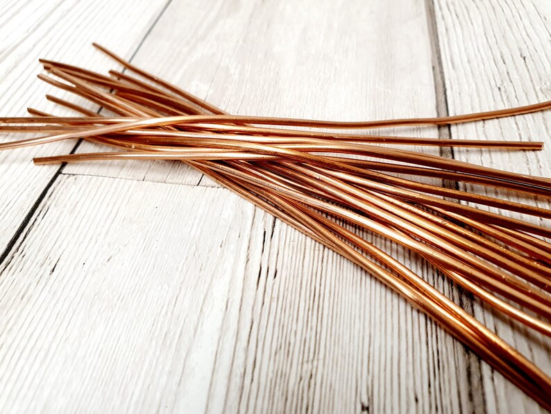 20Pcs 150mm Length Copper Wire Bar Rod Round Supplies Art Etsy
