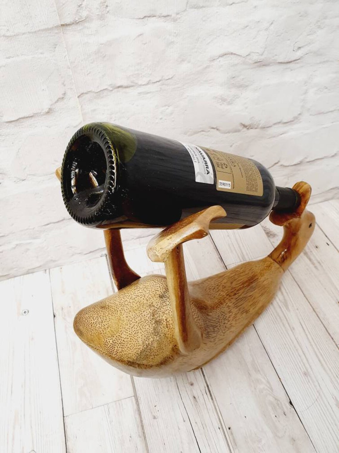 Bottle Holder Wine Drinking Duck Ornament Etsy