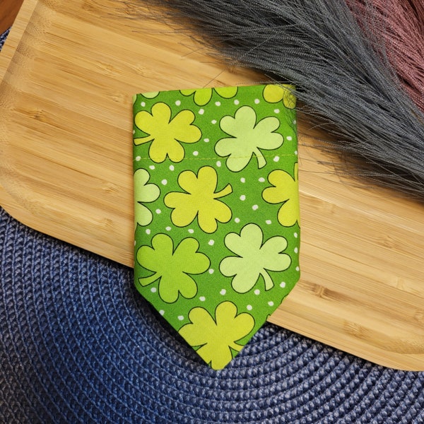 Dog Bandana Over the Collar St Patrick's Day Bandana for Dogs Bandana for Cats  Slip on Bandana Scrunchie Bandana for Pets Gift For Pets