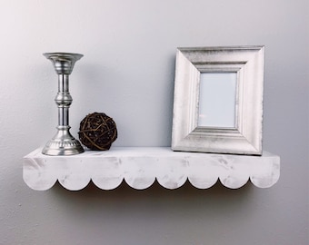 Scallop Shelf - Scallops - Shelf - Scalloped Shelf - Shelves - Home Decor - Farmhouse Shelf - Wall Shelf - Decor - Farmhouse Decor