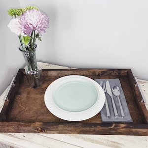 Tray - Wooden Tray - Serving Tray - Coffee Table Tray - Ottoman Tray - Cocktail Tray - Wood Tray - Breakfast Tray - Wedding - Home Decor