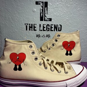 Benito Converse Bad Bunny Shoes - Etsy