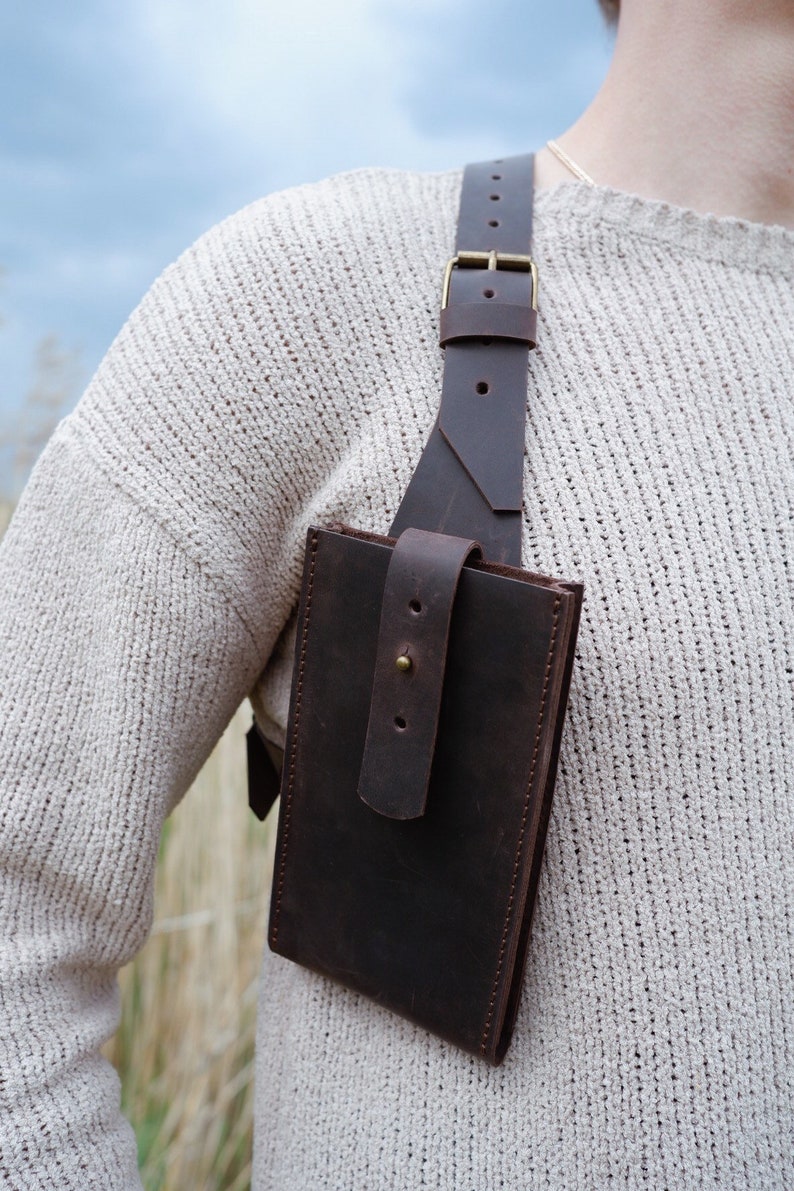 Leather Holster Bag Leather Shoulder Holster Bag Etsy